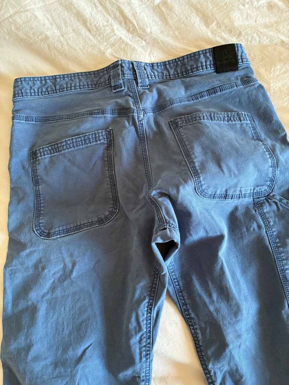 Prana - Men's Blue Casual Straight Leg Pants - Picture 5 of 7